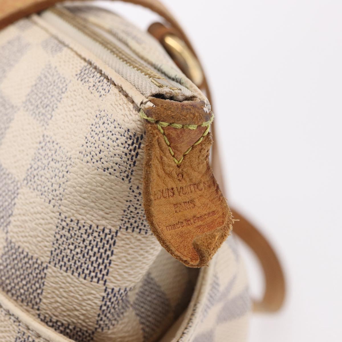 LOUIS VUITTON Damier Azur Totally PM Tote Bag N41280 LV Auth BA13788