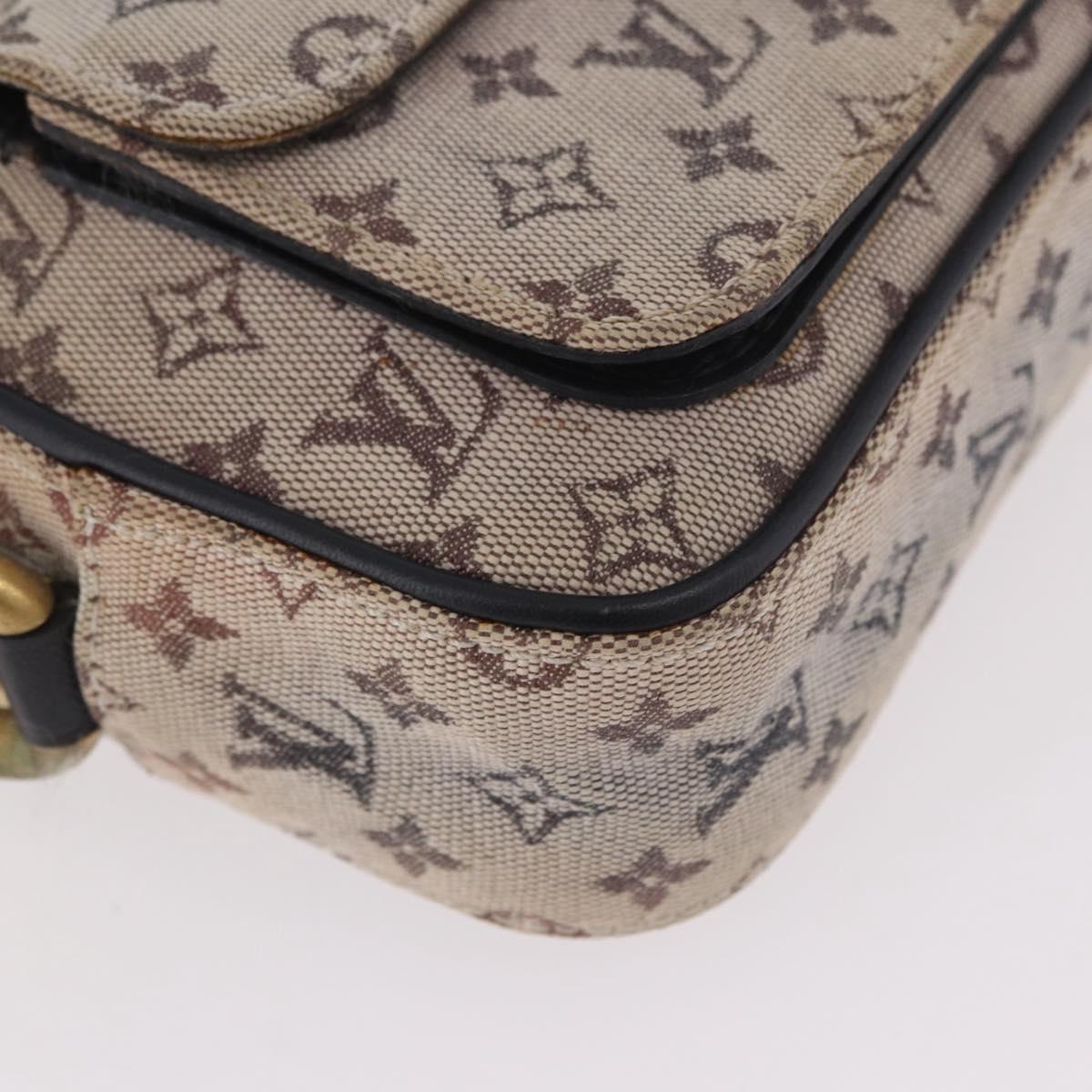 LOUIS VUITTON Monogram Mini Juliet MM Shoulder Bag Blue M92004 LV Auth BA13789