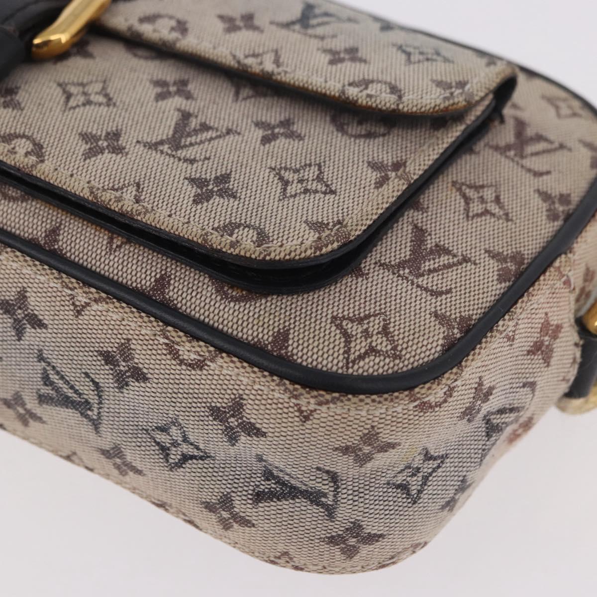 LOUIS VUITTON Monogram Mini Juliet MM Shoulder Bag Blue M92004 LV Auth BA13789