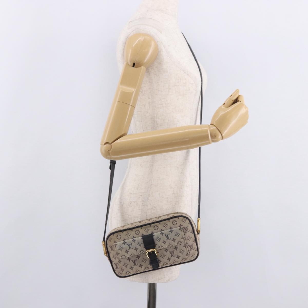 LOUIS VUITTON Monogram Mini Juliet MM Shoulder Bag Blue M92004 LV Auth BA13789