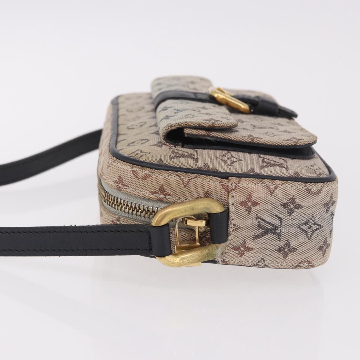 LOUIS VUITTON Monogram Mini Juliet MM Shoulder Bag Blue M92004 LV Auth BA13789