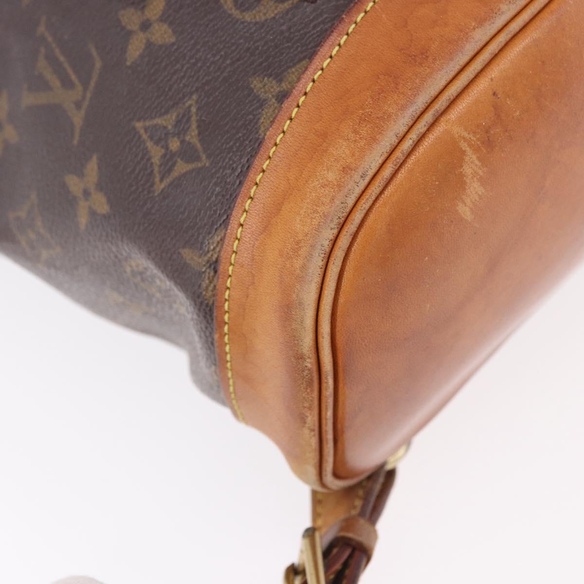 LOUIS VUITTON Monogram Montsouris MM Backpack M51136 LV Auth BA13800