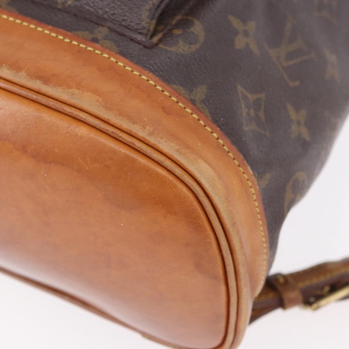 LOUIS VUITTON Monogram Montsouris MM Backpack M51136 LV Auth BA13800