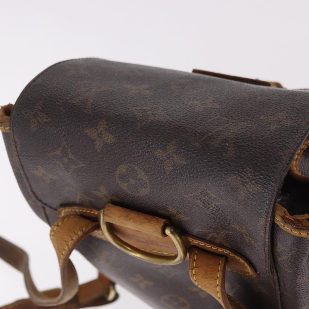 LOUIS VUITTON Monogram Montsouris MM Backpack M51136 LV Auth BA13800