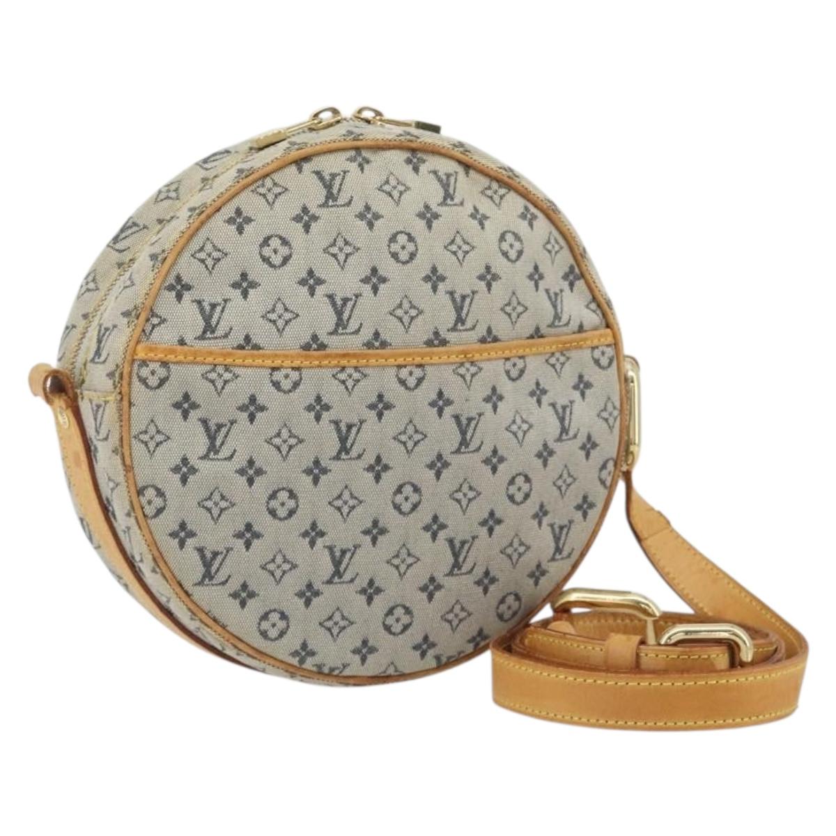 LOUIS VUITTON Monogram Mini Jeanne GM Shoulder Bag Blue M92000 LV Auth BA13801