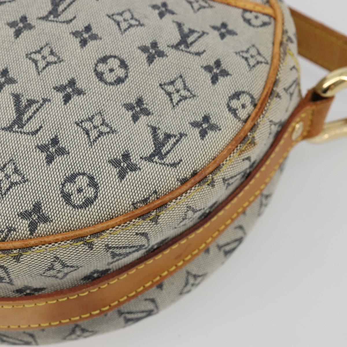 LOUIS VUITTON Monogram Mini Jeanne GM Shoulder Bag Blue M92000 LV Auth BA13801