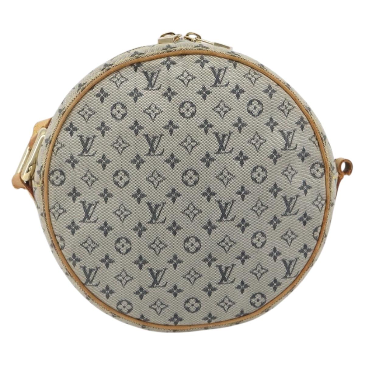 LOUIS VUITTON Monogram Mini Jeanne GM Shoulder Bag Blue M92000 LV Auth BA13801