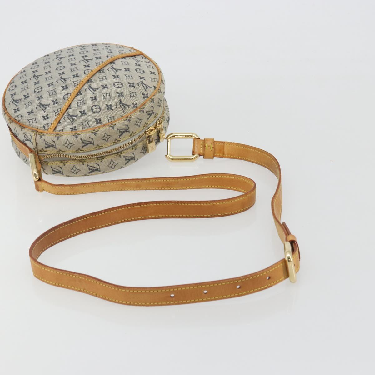 LOUIS VUITTON Monogram Mini Jeanne GM Shoulder Bag Blue M92000 LV Auth BA13801