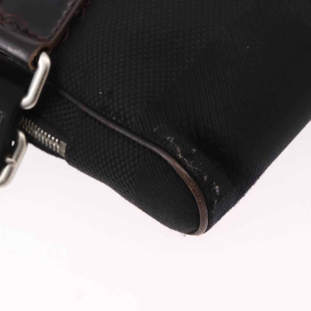 LOUIS VUITTON Damier Geant Acrobat Shoulder Bag Canvas Black M93620 Auth BA13802