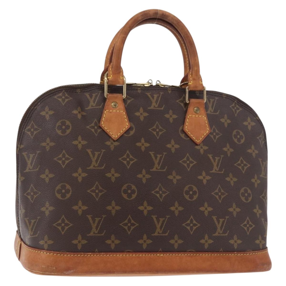 LOUIS VUITTON Monogram Alma Hand Bag M51130 LV Auth BA13803