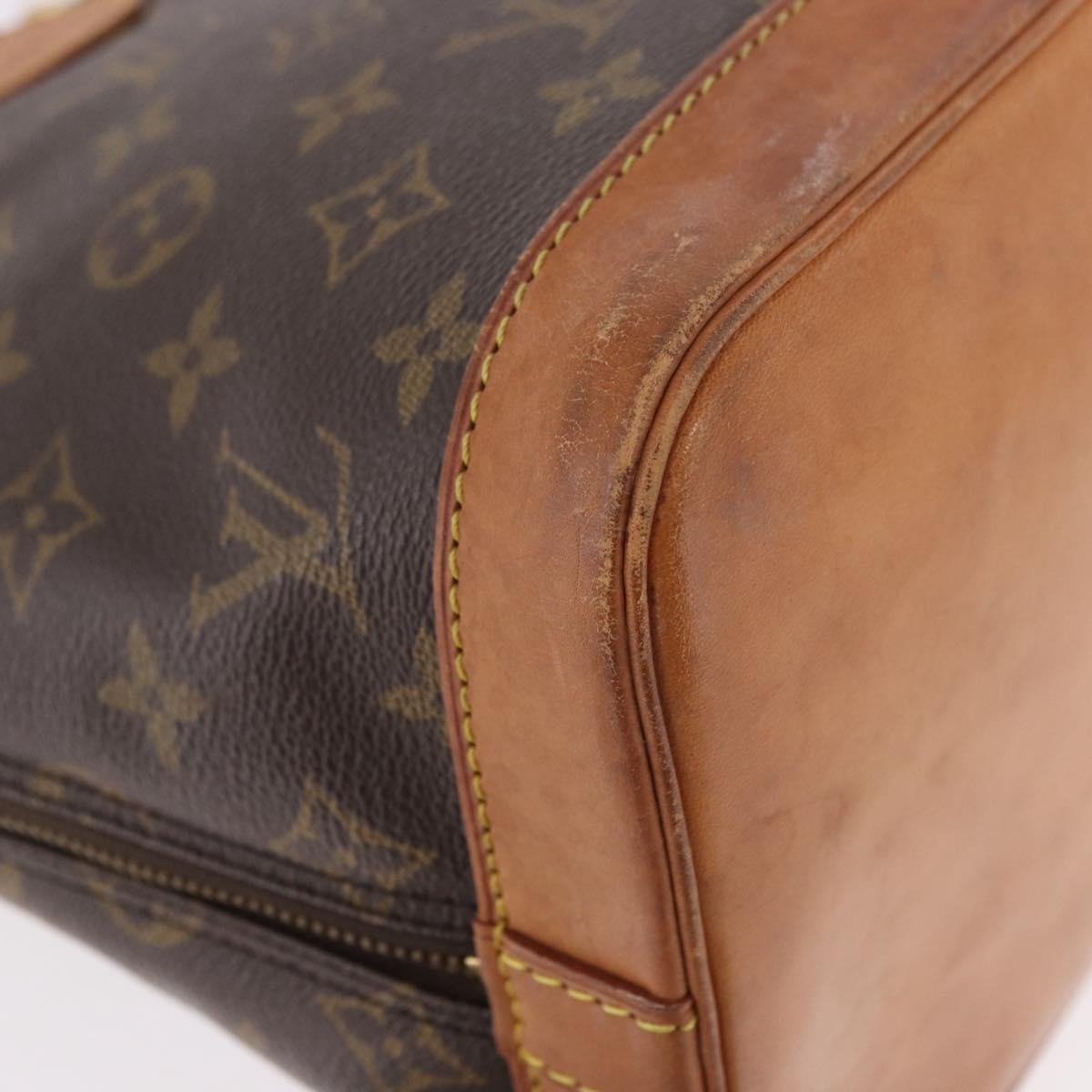 LOUIS VUITTON Monogram Alma Hand Bag M51130 LV Auth BA13803