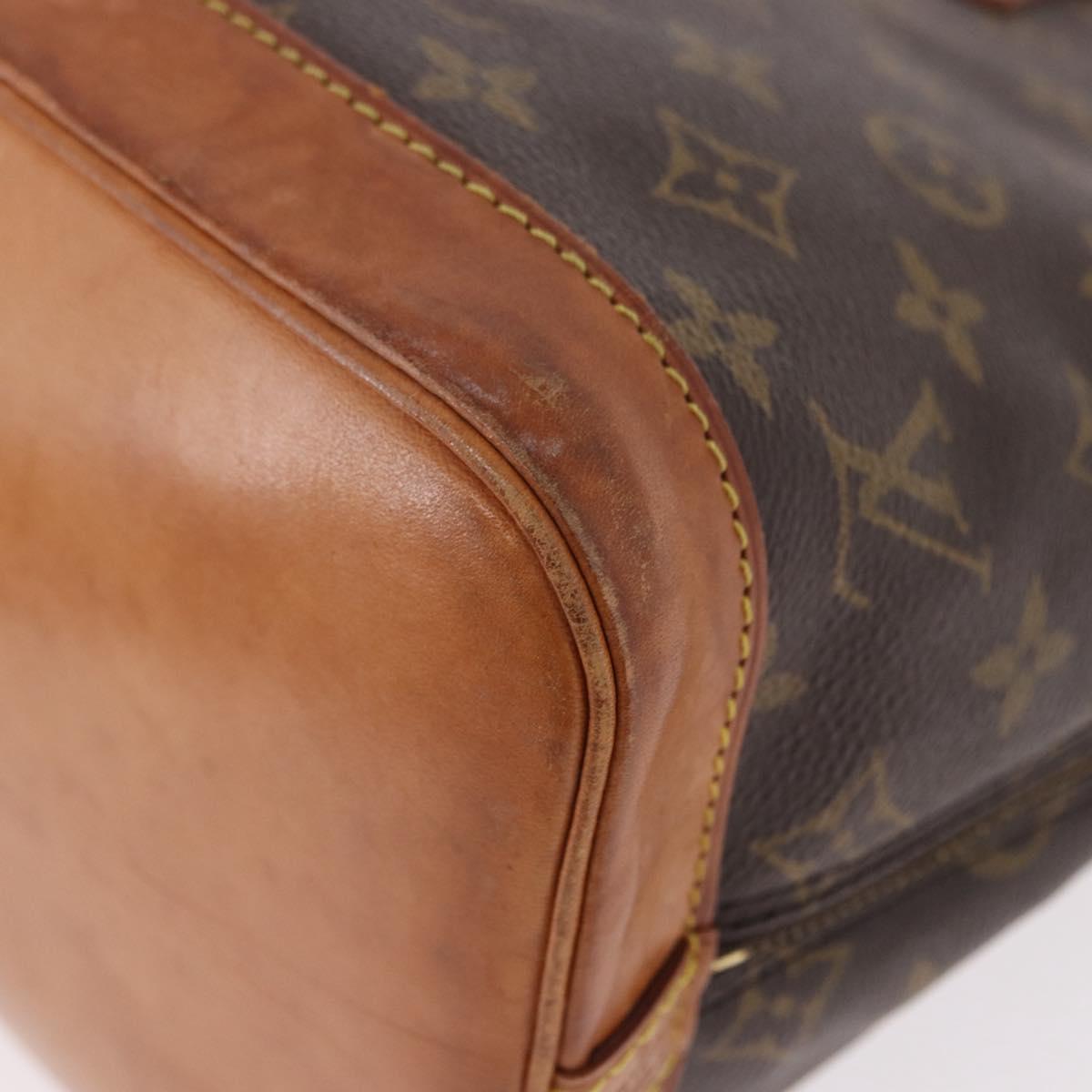 LOUIS VUITTON Monogram Alma Hand Bag M51130 LV Auth BA13803