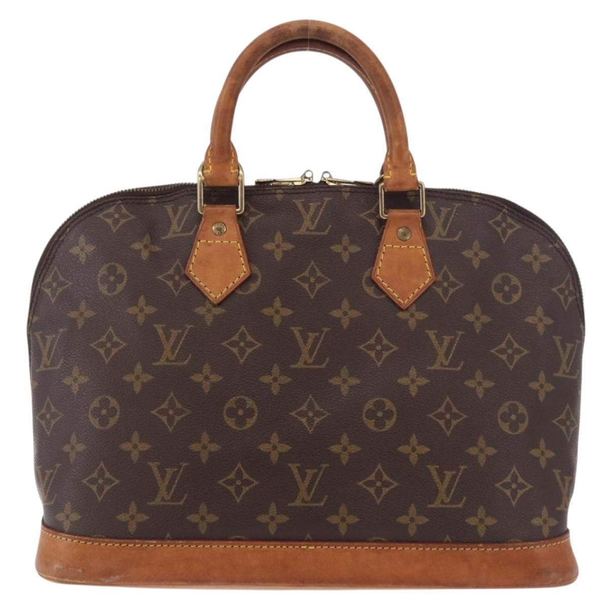 LOUIS VUITTON Monogram Alma Hand Bag M51130 LV Auth BA13803