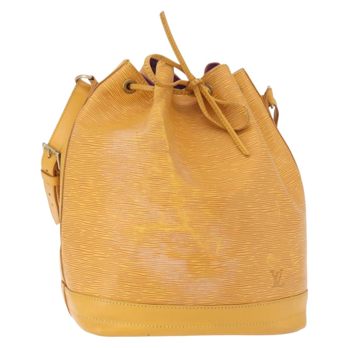 LOUIS VUITTON Epi Noe Shoulder Bag Tassili Yellow M44009 LV Auth BA13809