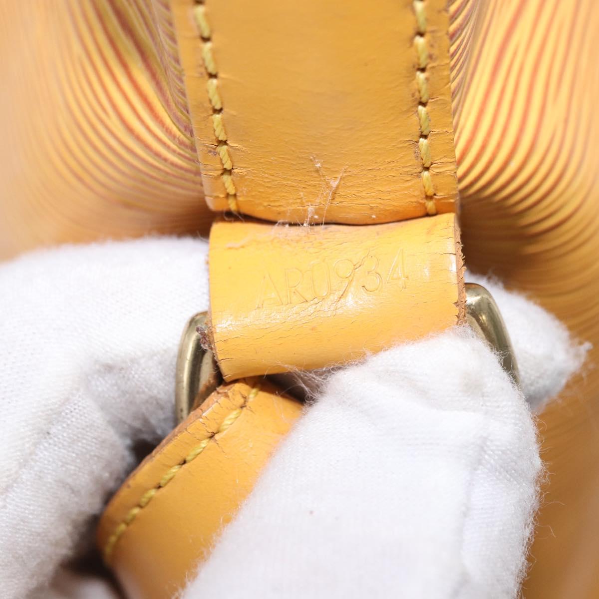 LOUIS VUITTON Epi Noe Shoulder Bag Tassili Yellow M44009 LV Auth BA13809