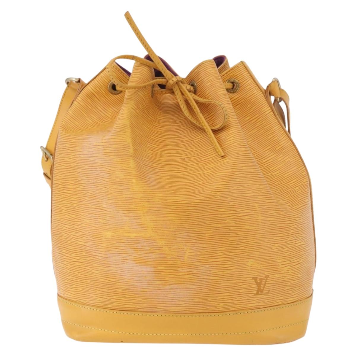 LOUIS VUITTON Epi Noe Shoulder Bag Tassili Yellow M44009 LV Auth BA13809
