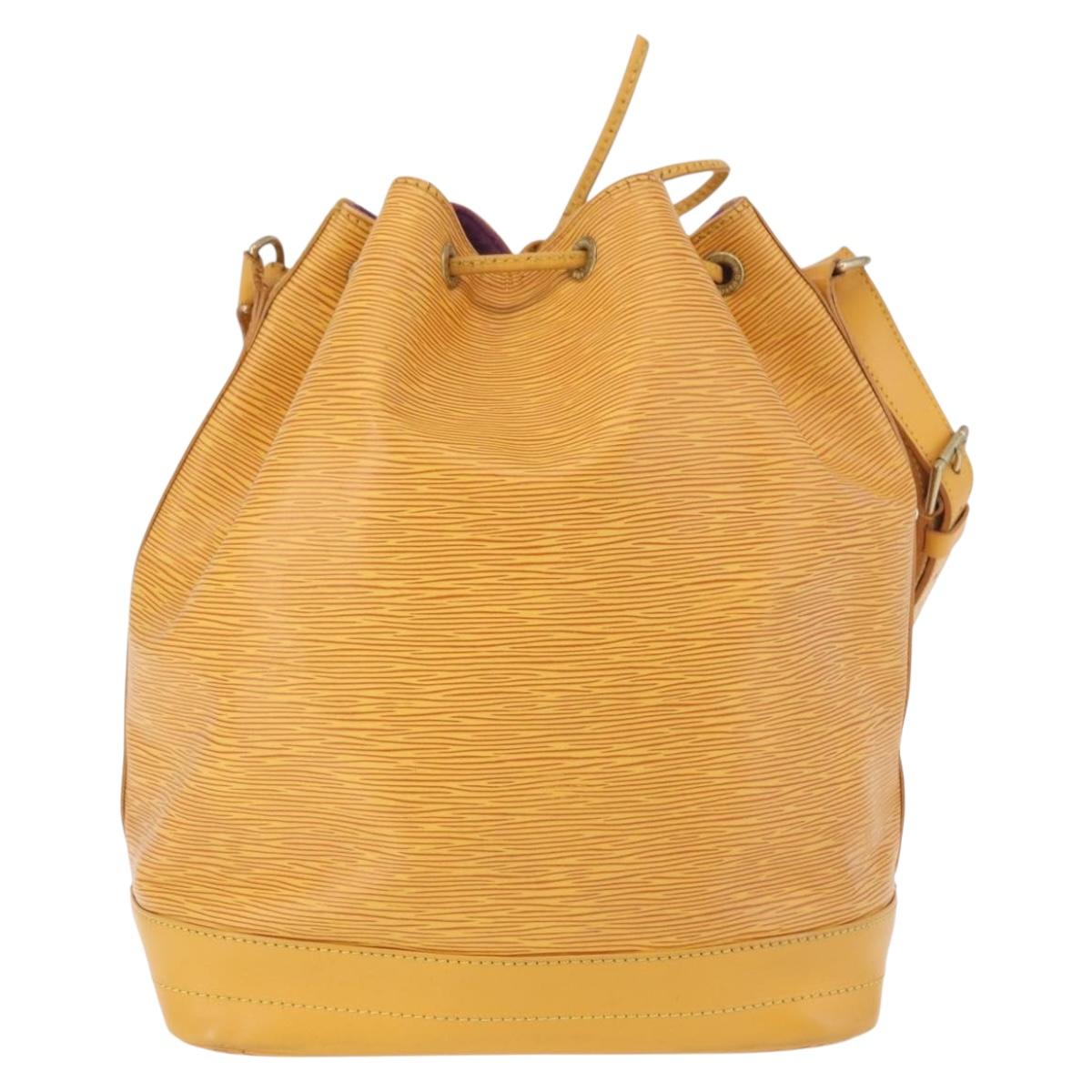 LOUIS VUITTON Epi Noe Shoulder Bag Tassili Yellow M44009 LV Auth BA13809