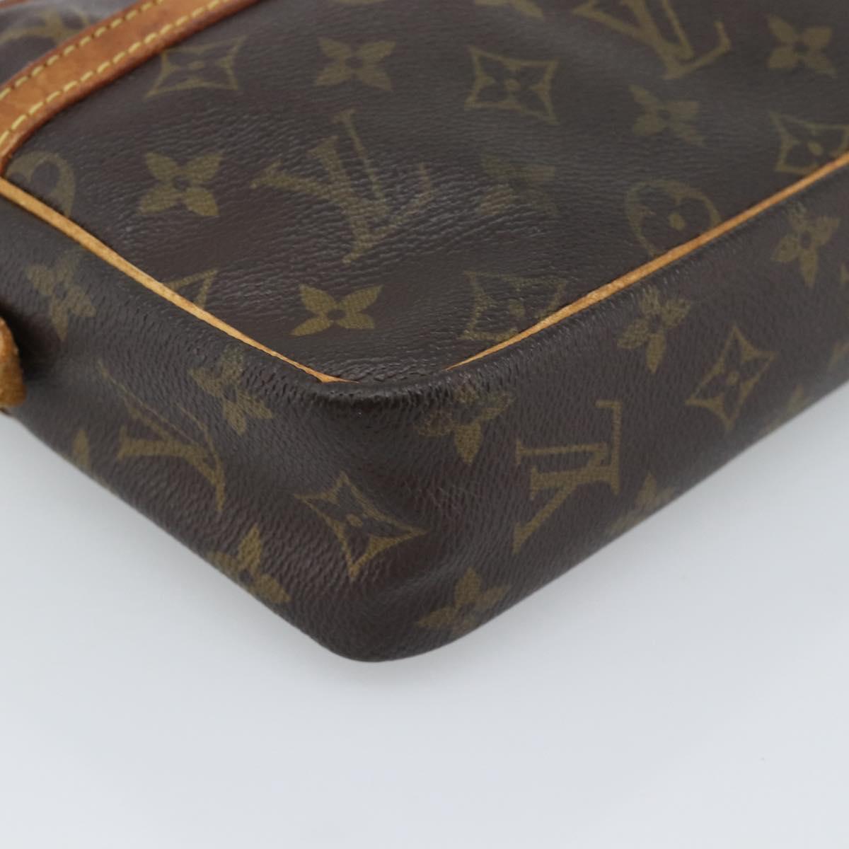 LOUIS VUITTON Monogram Compiegne 23 Clutch Bag M51847 LV Auth BA13810