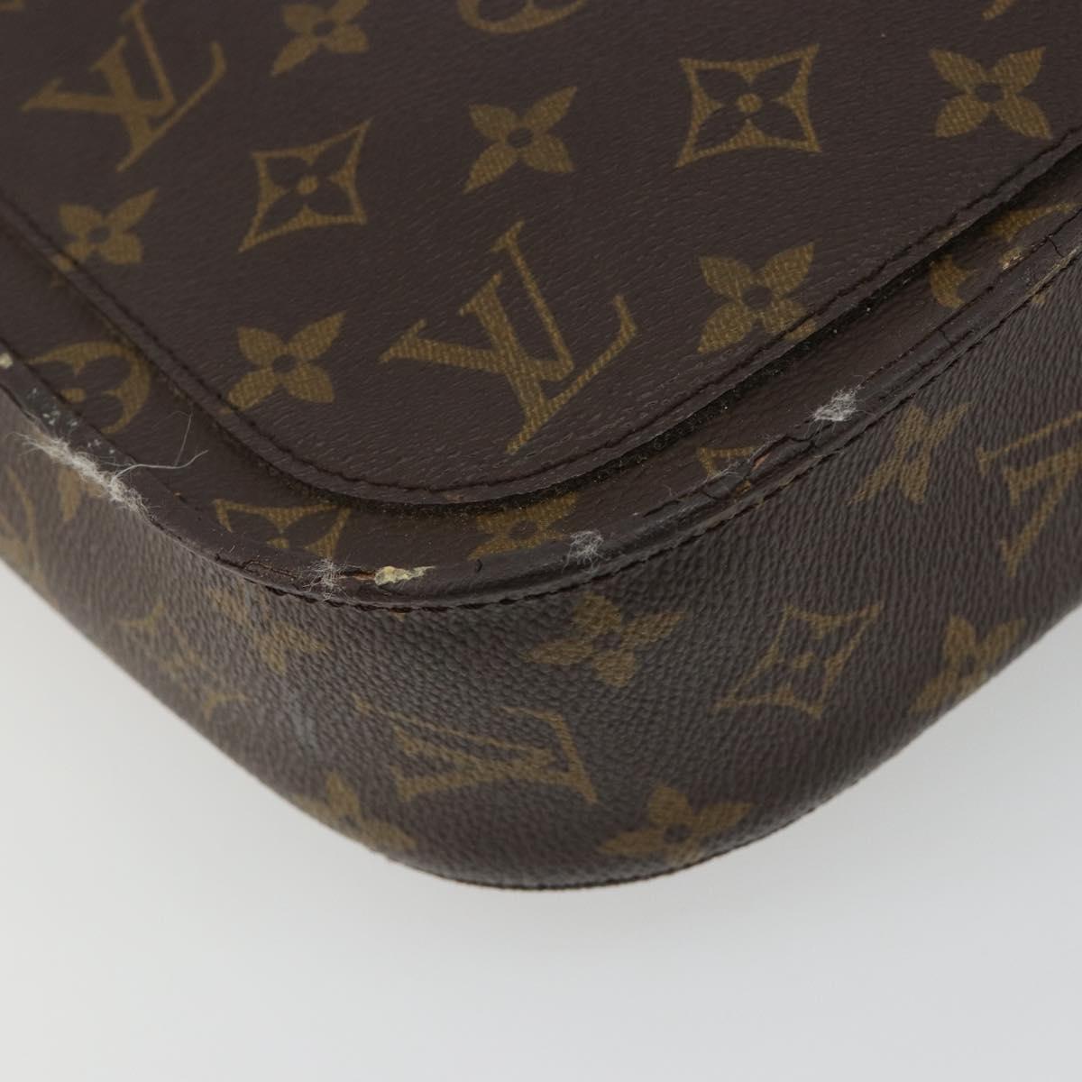 LOUIS VUITTON Monogram Saint Cloud GM Shoulder Bag M51242 LV Auth BA13811