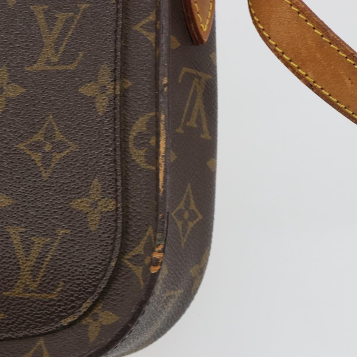 LOUIS VUITTON Monogram Saint Cloud GM Shoulder Bag M51242 LV Auth BA13811