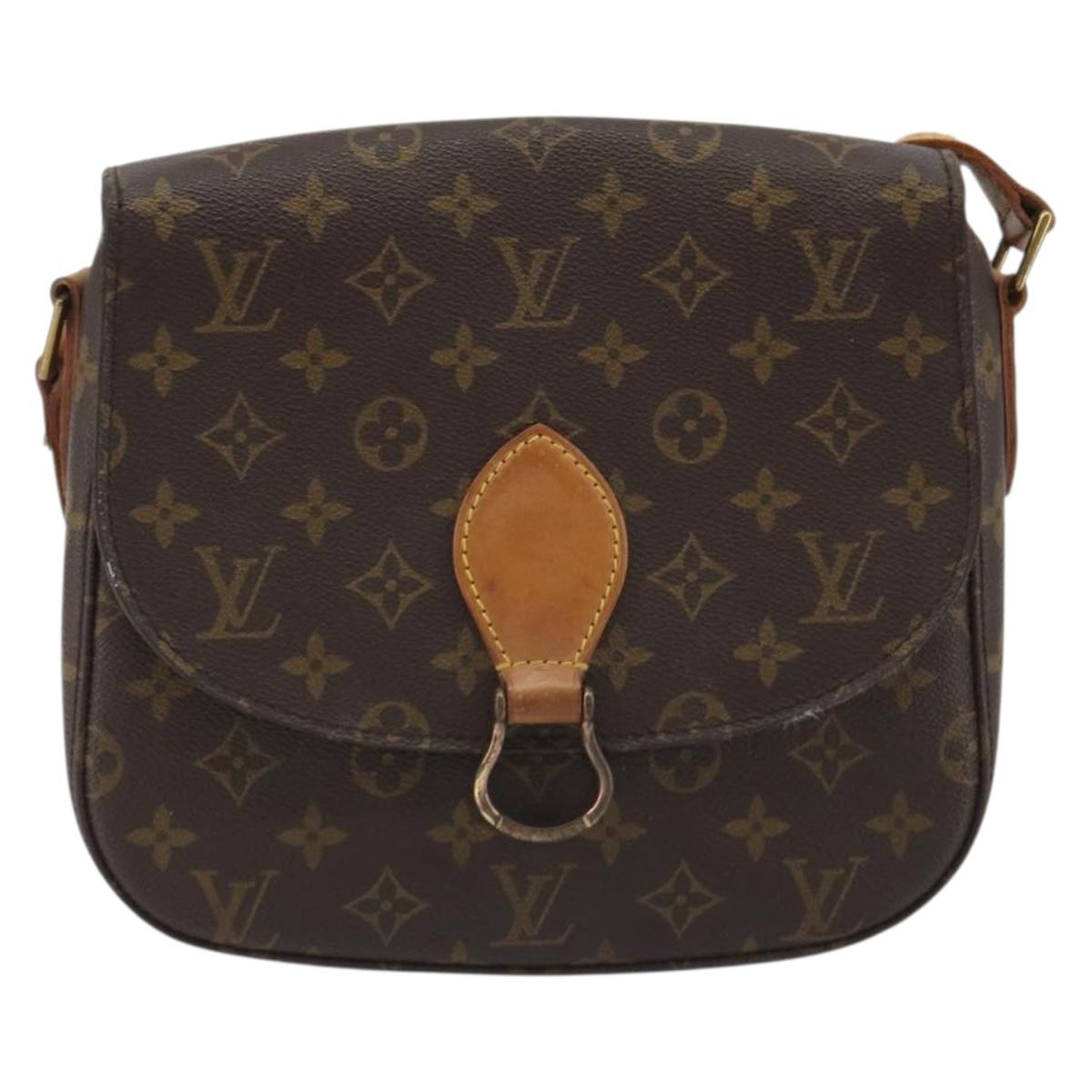 LOUIS VUITTON Monogram Saint Cloud GM Shoulder Bag M51242 LV Auth BA13811