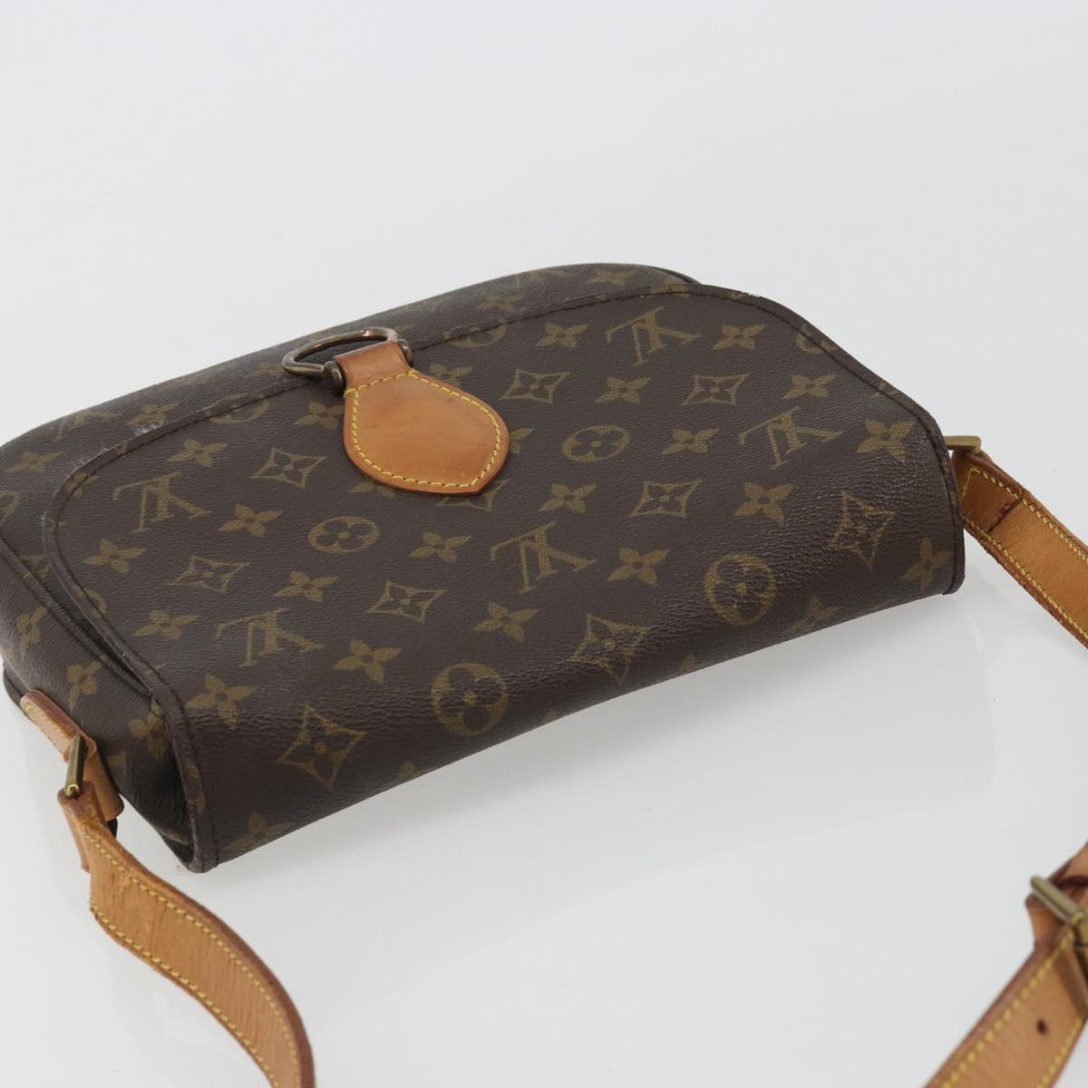 LOUIS VUITTON Monogram Saint Cloud GM Shoulder Bag M51242 LV Auth BA13811
