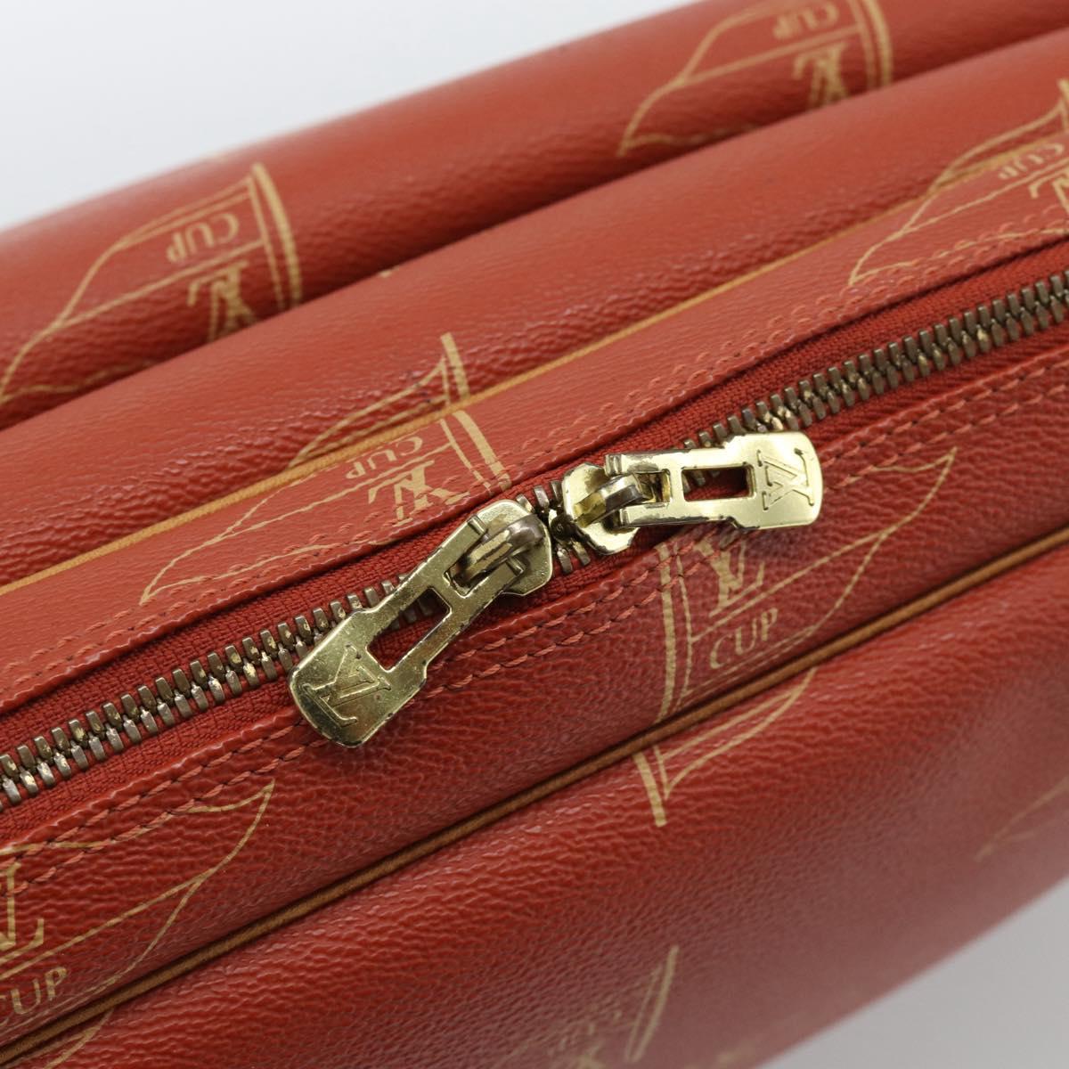 LOUIS VUITTON LOUIS VUITTON Cup Calvi Bag Red Aboganie M80028 LV Auth BA13815A