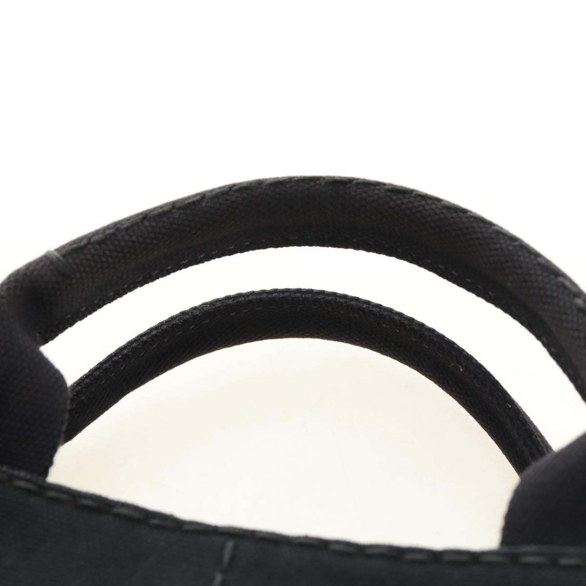 PRADA Kanapa PM Hand Bag Canvas Black Auth BA13816V