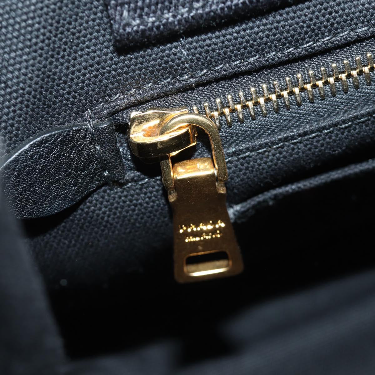 PRADA Kanapa PM Hand Bag Canvas Black Auth BA13816V