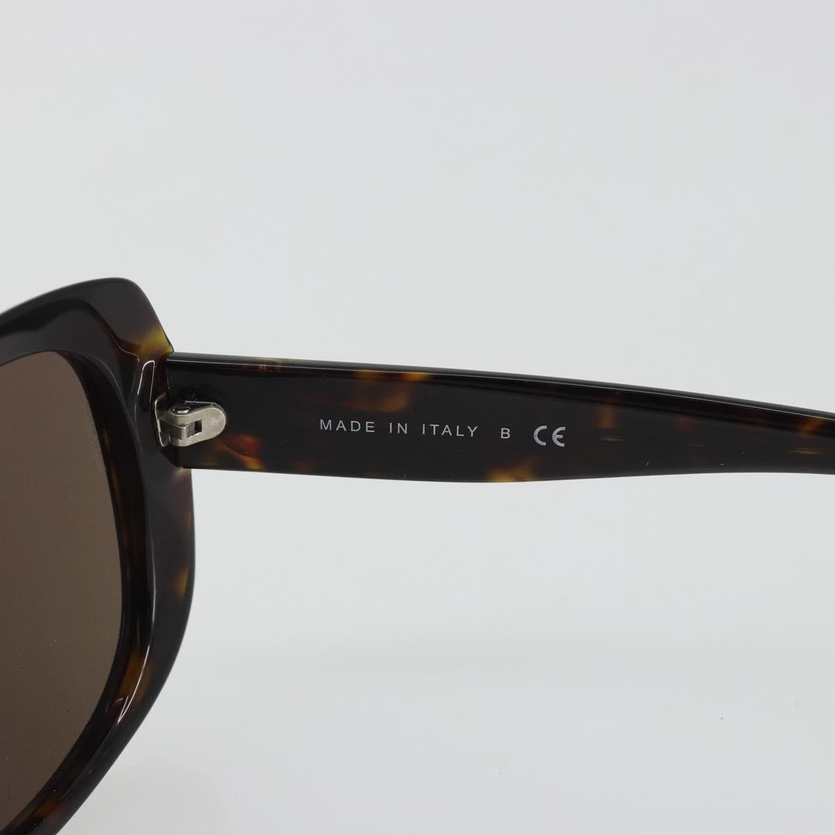 CHANEL Tortoise Pattern Sunglasses Plastic Brown CC Auth BA13826