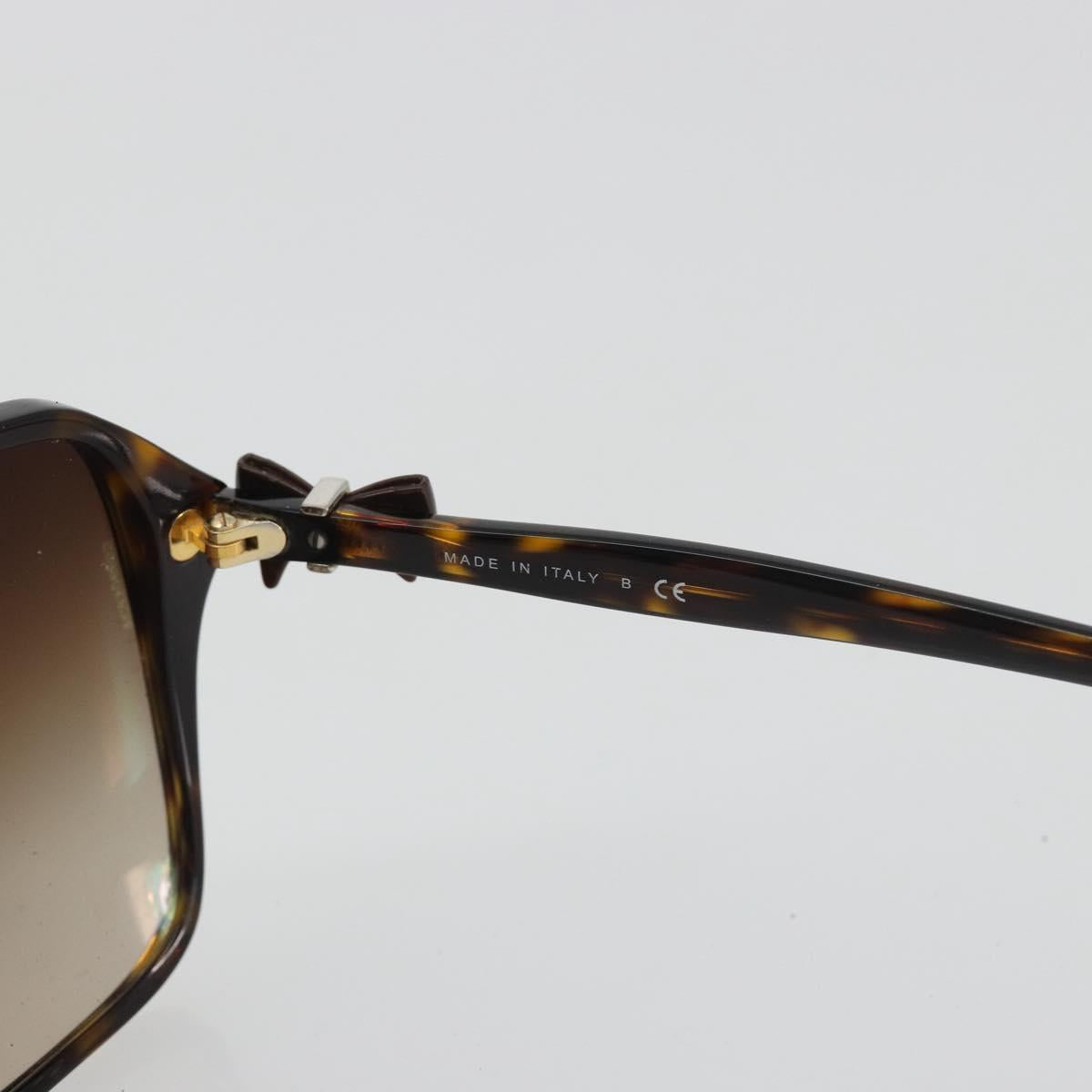 CHANEL Tortoise Pattern Sunglasses plastic Brown CC Auth BA13827