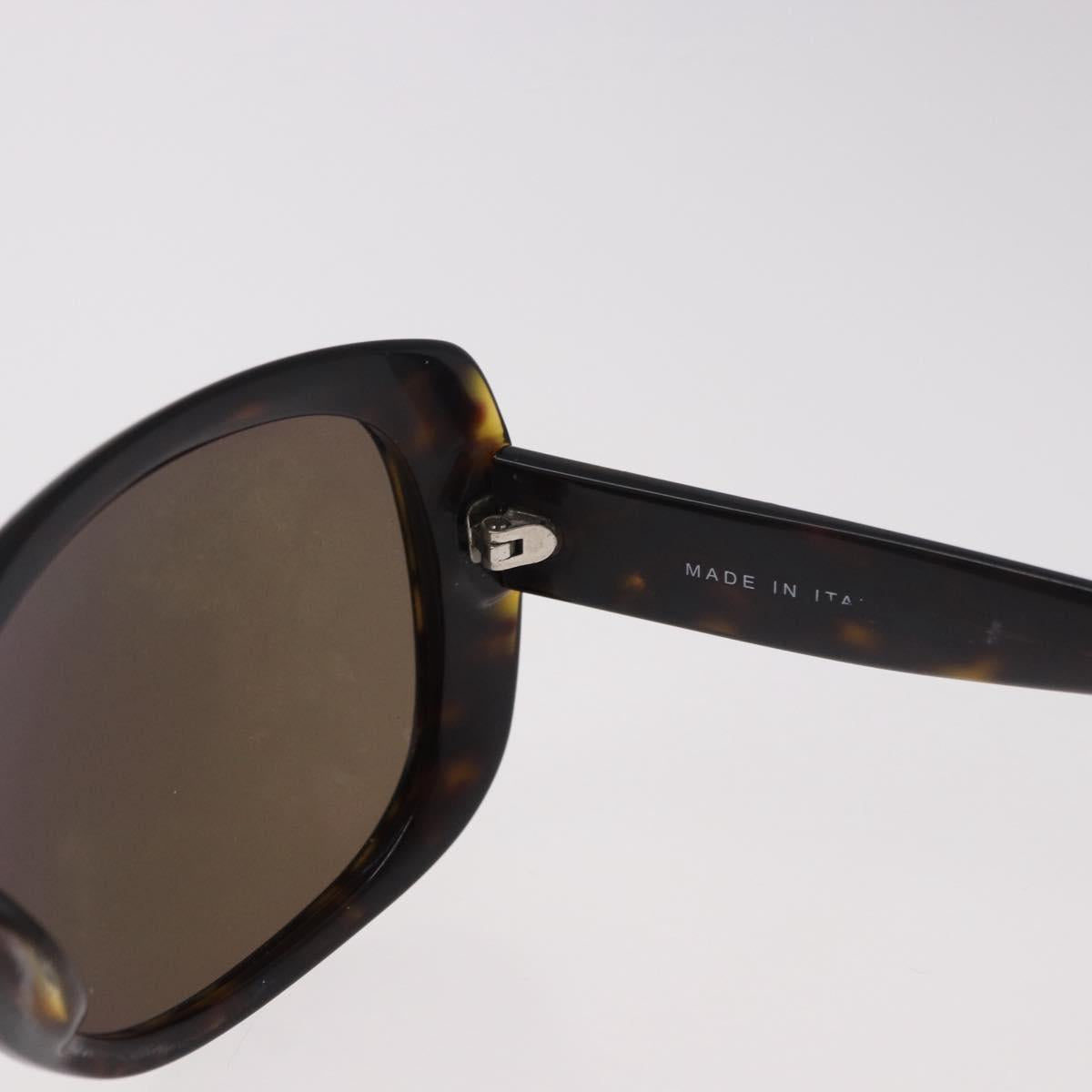 CHANEL Sunglasses Plastic Brown CC Auth BA13831