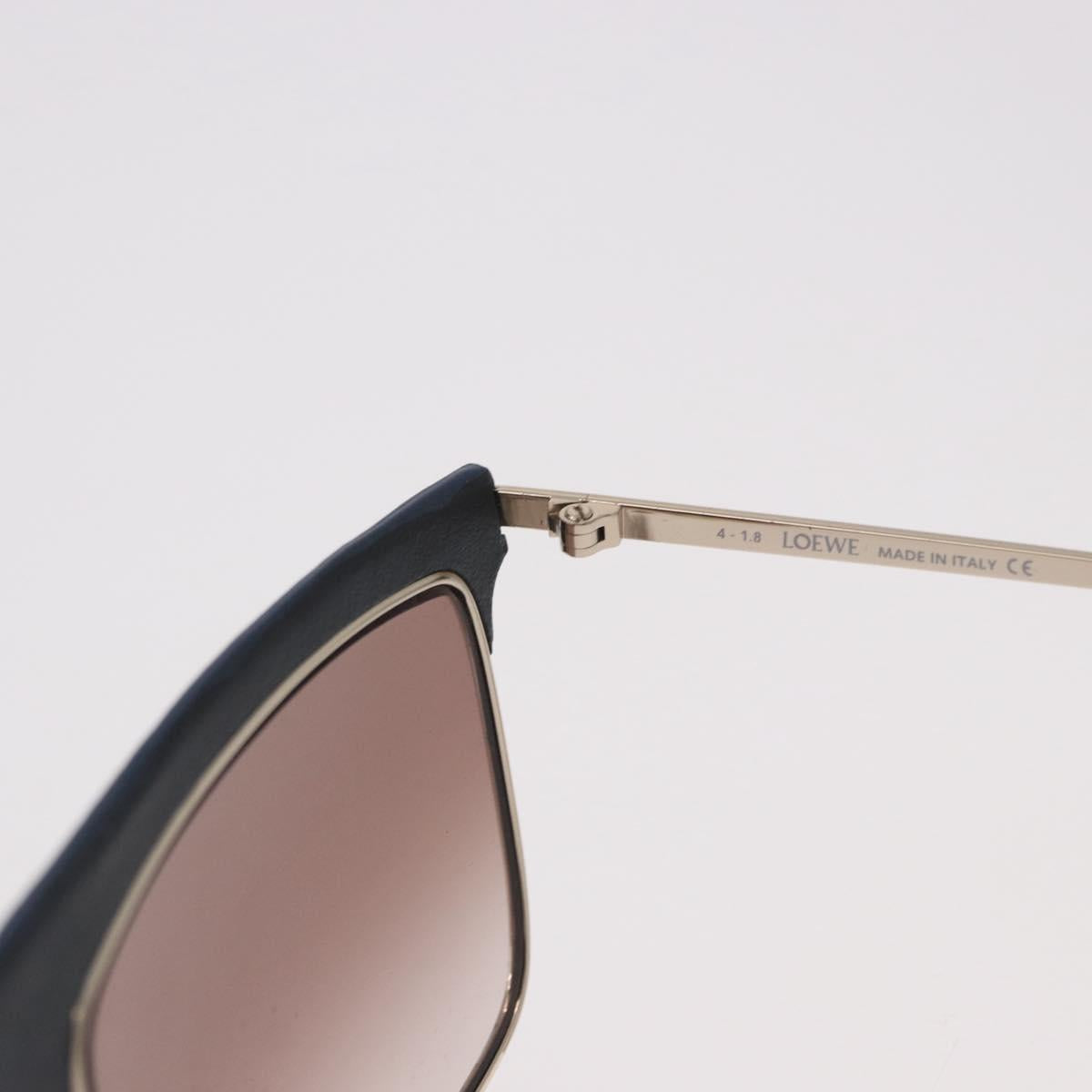 LOEWE Jinx Sunglasses Leather Red Auth BA13832