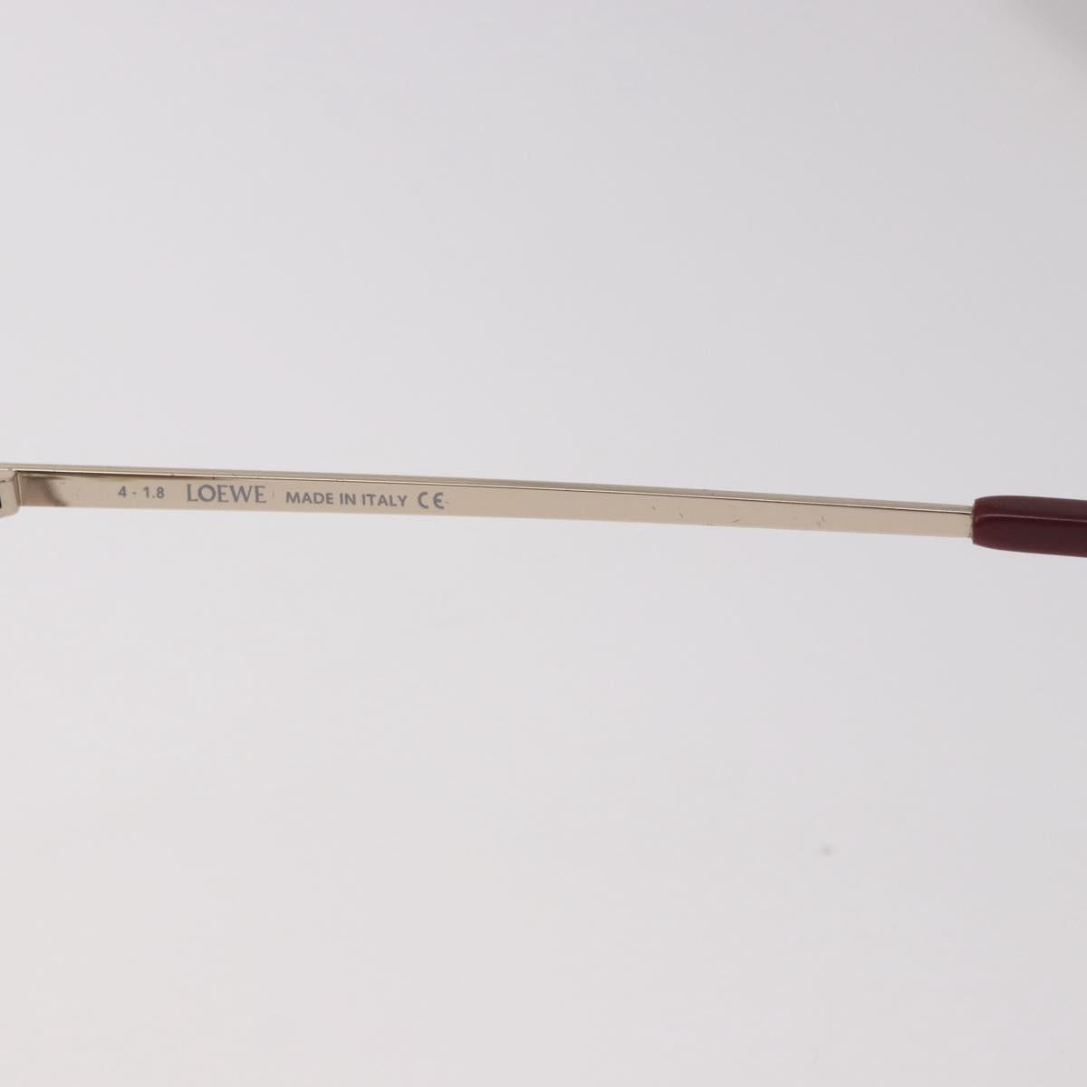 LOEWE Jinx Sunglasses Leather Red Auth BA13832