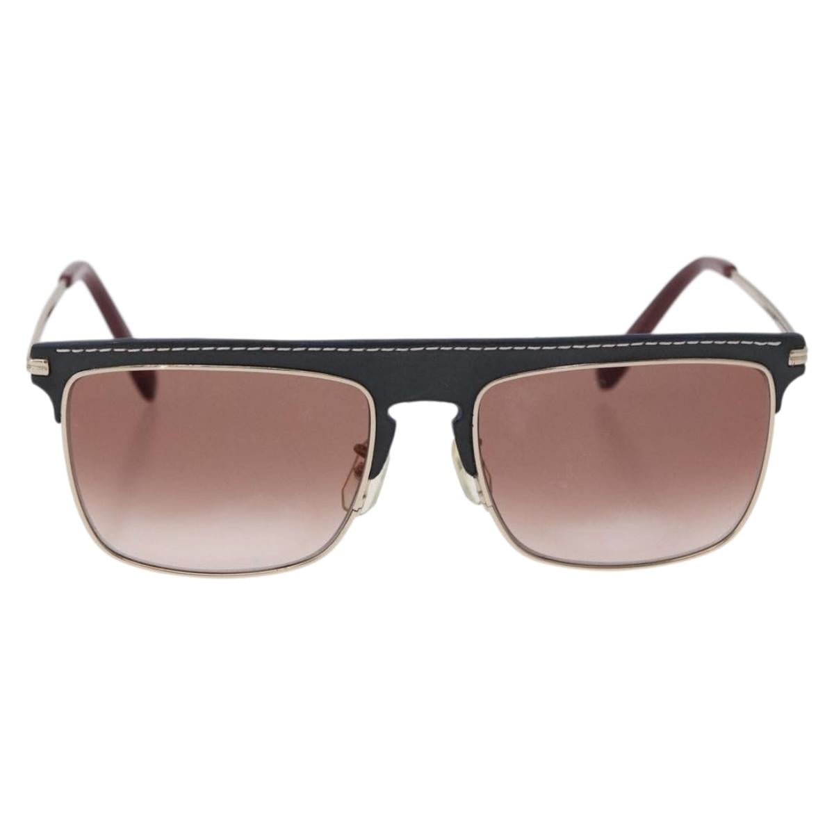 LOEWE Jinx Sunglasses Leather Red Auth BA13832