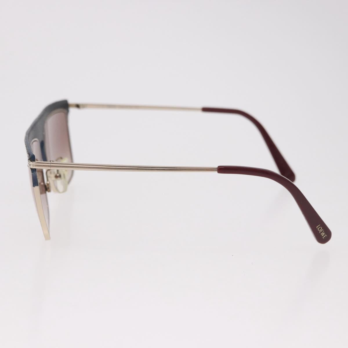 LOEWE Jinx Sunglasses Leather Red Auth BA13832