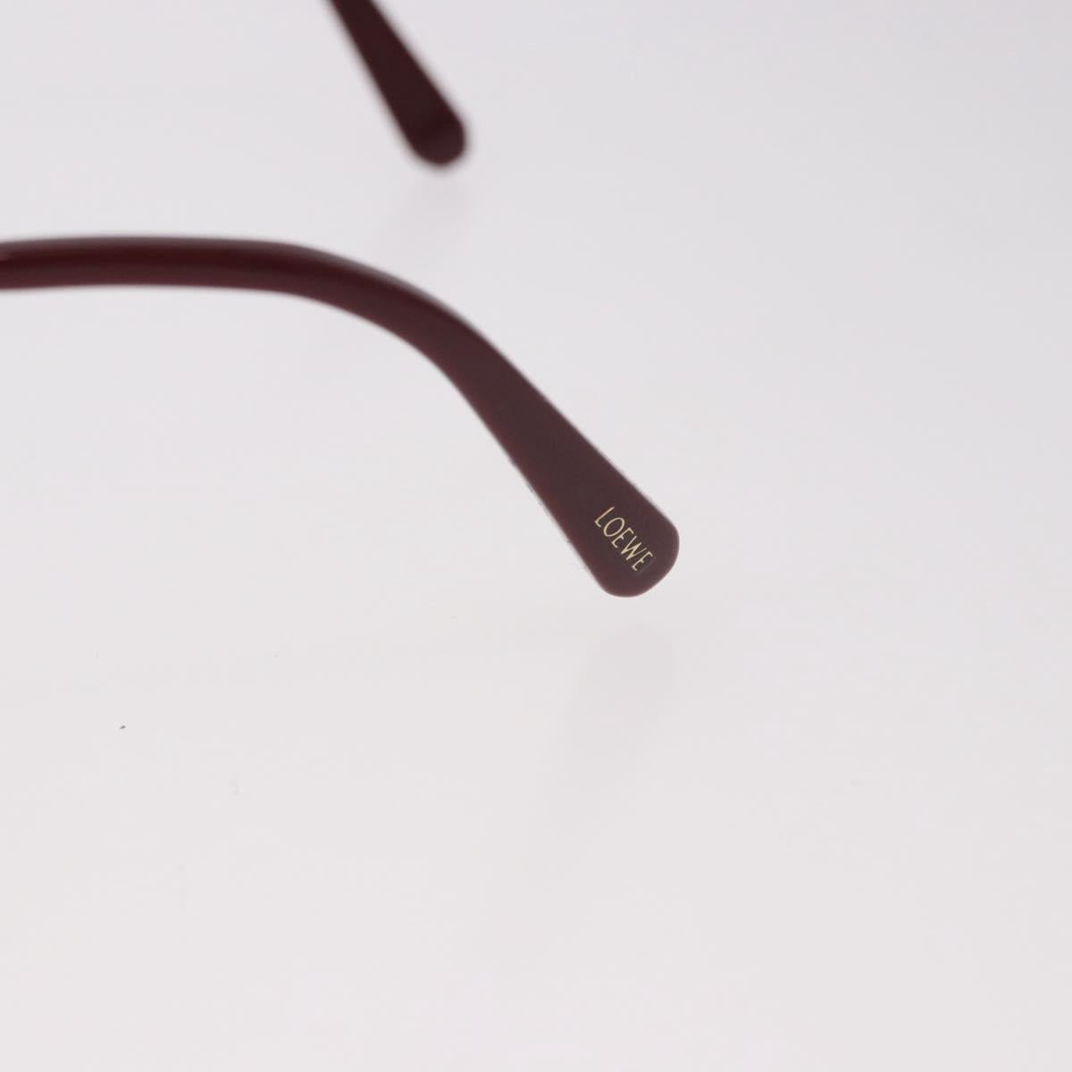 LOEWE Jinx Sunglasses Leather Red Auth BA13832