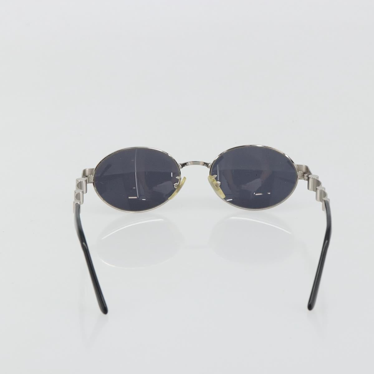 FENDI Sunglasses Metal Black Auth BA13834