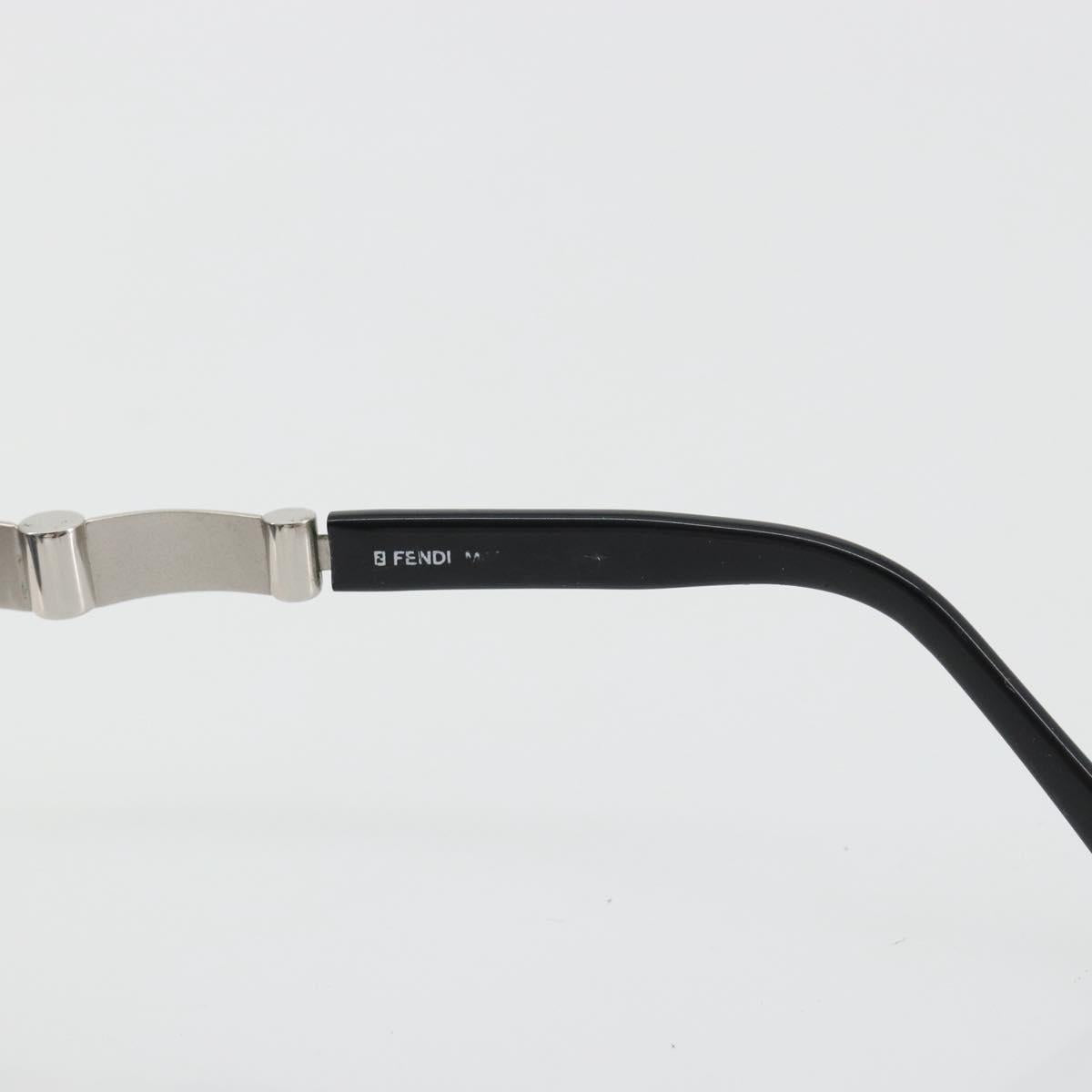 FENDI Sunglasses Metal Black Auth BA13834