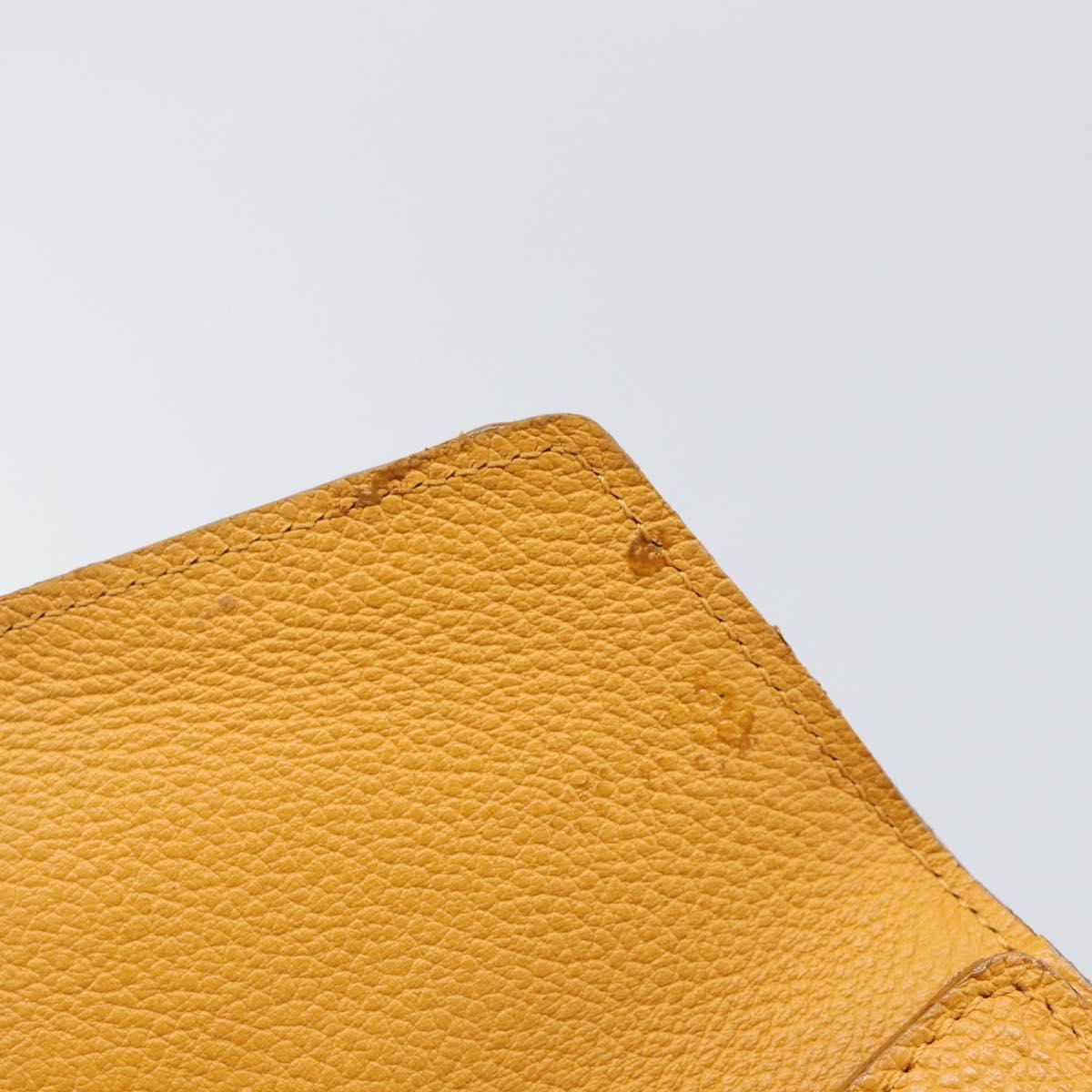 LOUIS VUITTON Empreinte Portefeuille Curie's Compact Saffron Auth BA13838