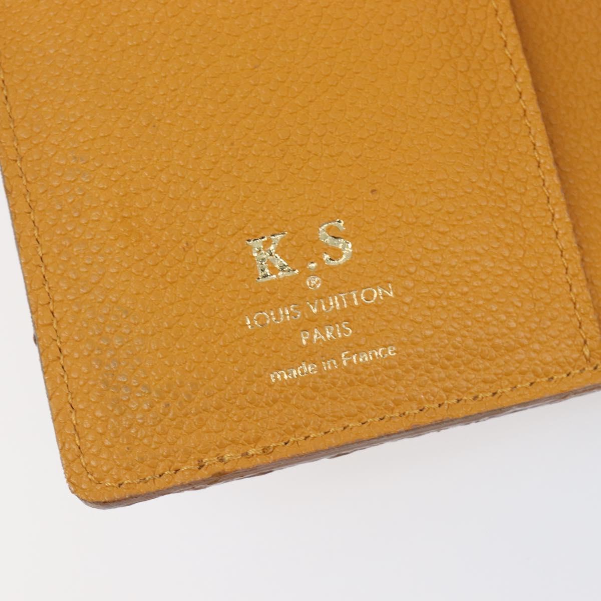 LOUIS VUITTON Empreinte Portefeuille Curie's Compact Saffron Auth BA13838