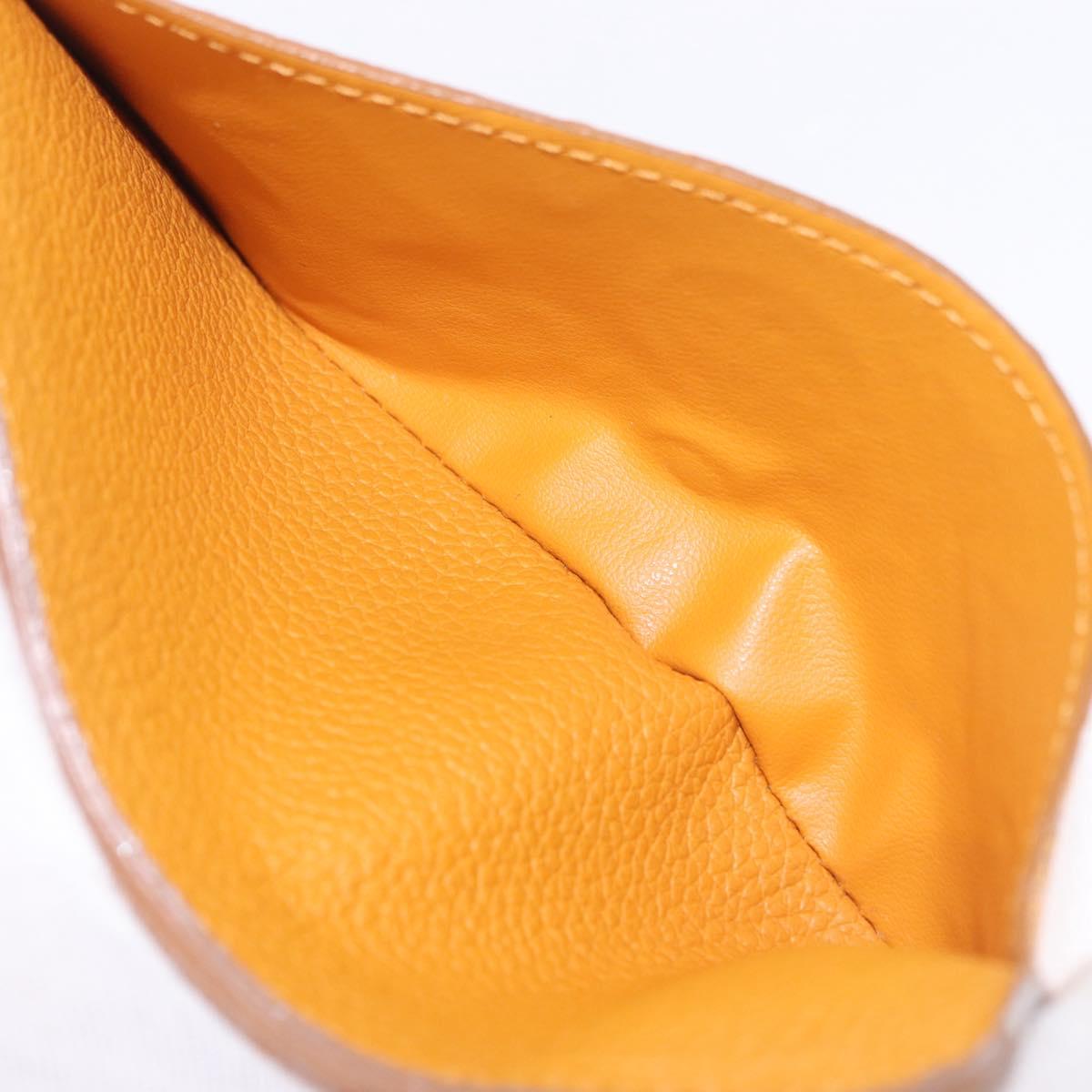 LOUIS VUITTON Empreinte Portefeuille Curie's Compact Saffron Auth BA13838