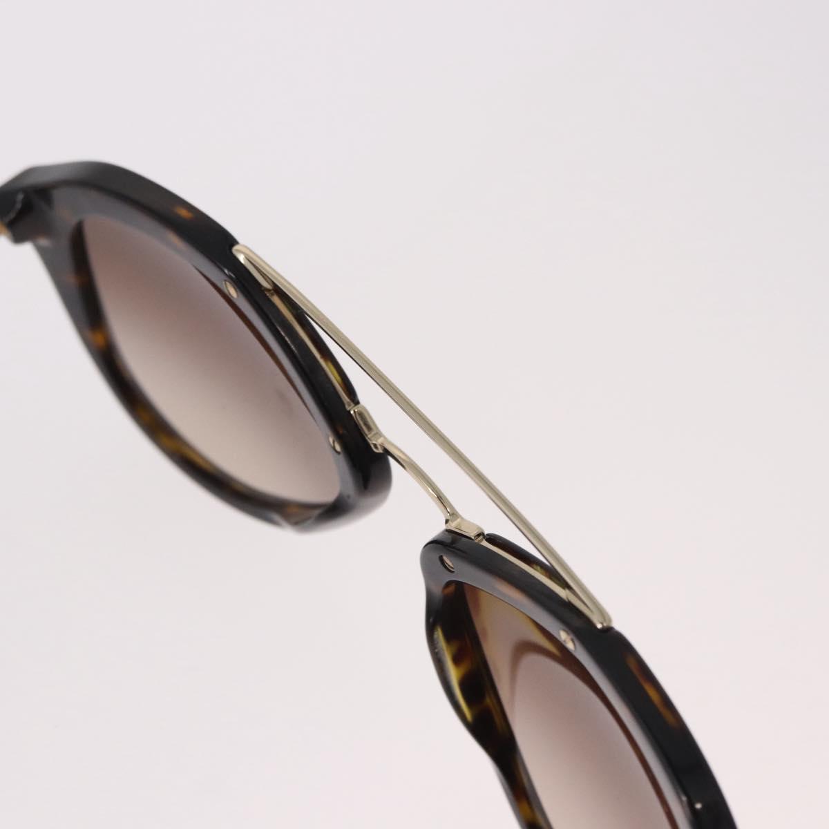 PRADA Tortoise Pattern Sunglasses Plastic Brown Auth BA13840