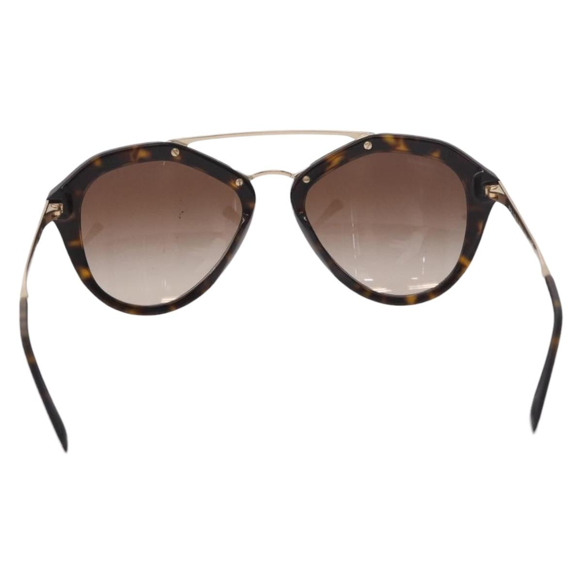 PRADA Tortoise Pattern Sunglasses Plastic Brown Auth BA13840