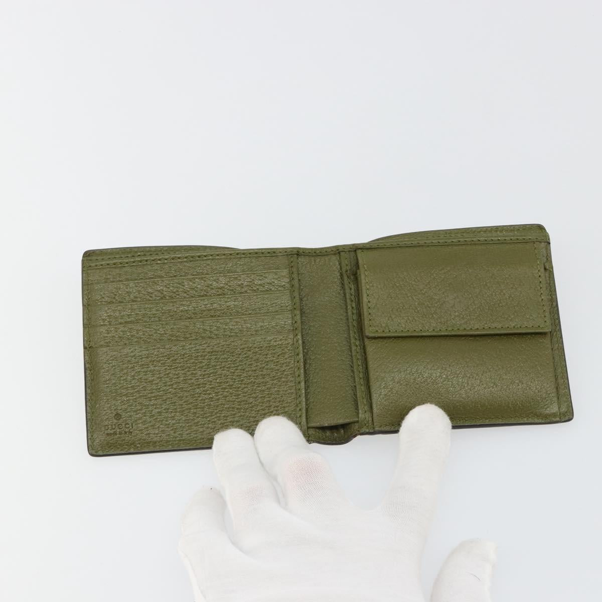 GUCCI GG Canvas Off The Grid Wallet Khaki 625574 Auth BA13855