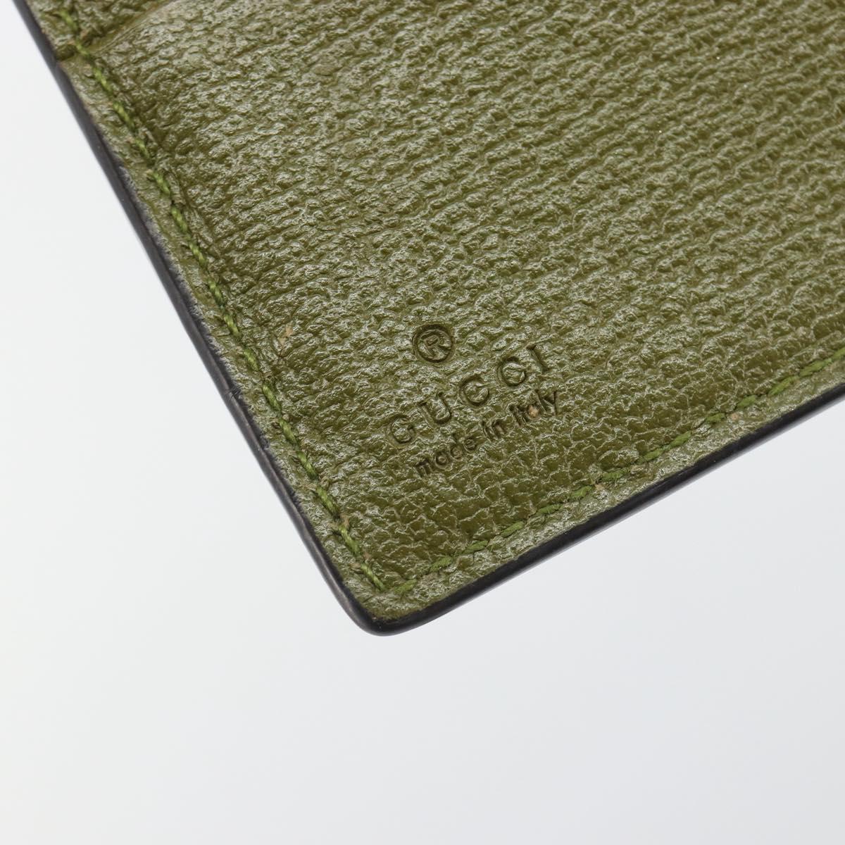 GUCCI GG Canvas Off The Grid Wallet Khaki 625574 Auth BA13855