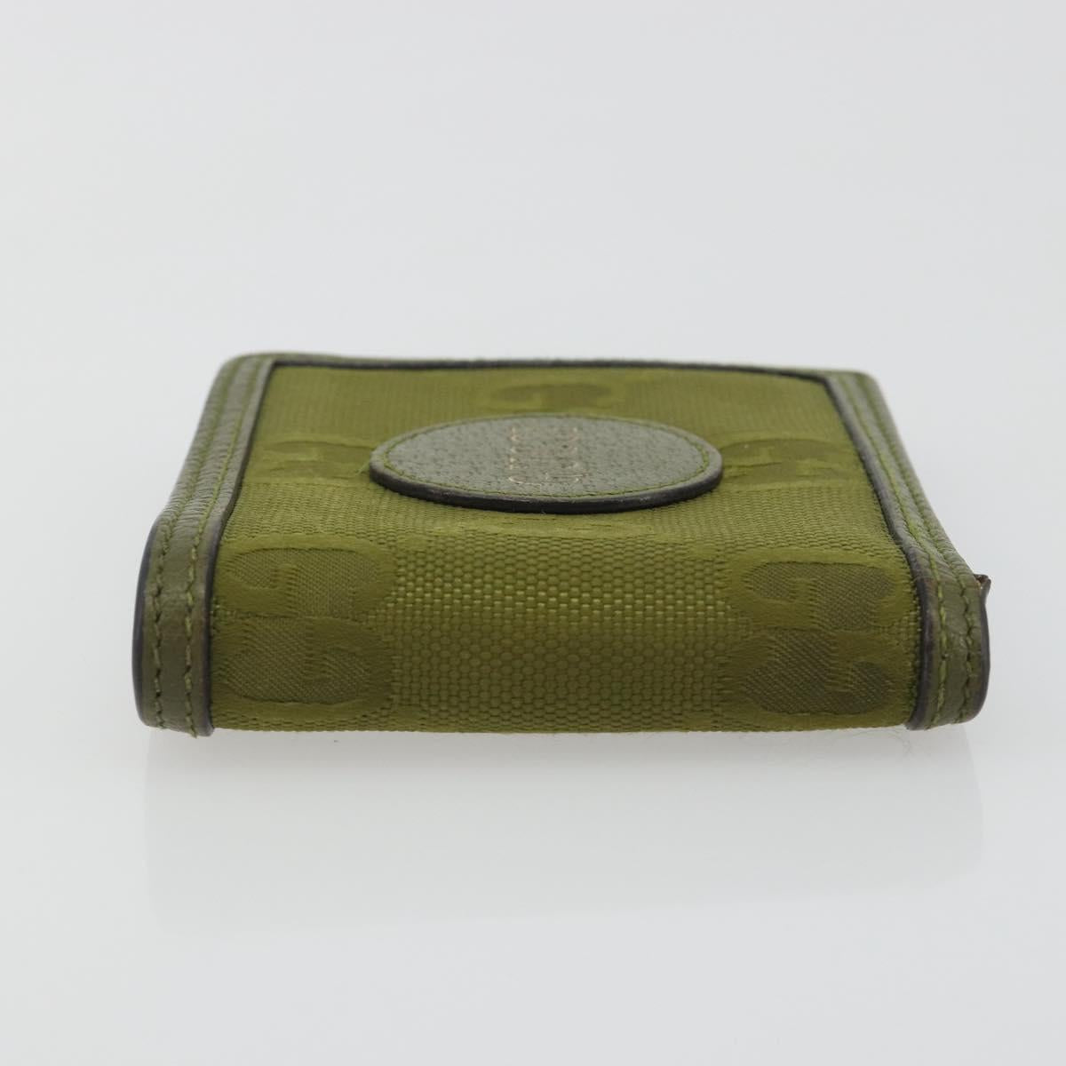 GUCCI GG Canvas Off The Grid Wallet Khaki 625574 Auth BA13855
