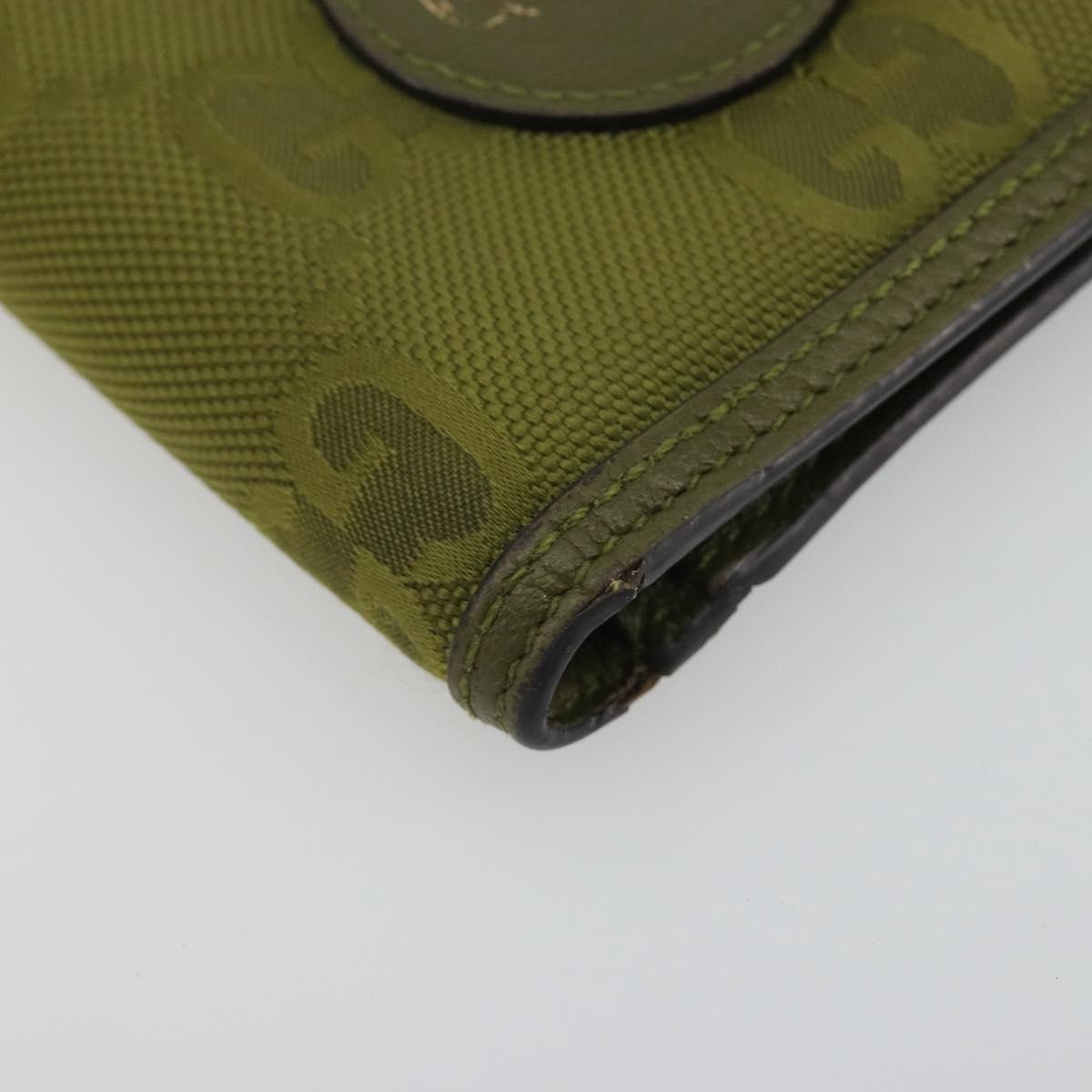 GUCCI GG Canvas Off The Grid Wallet Khaki 625574 Auth BA13855