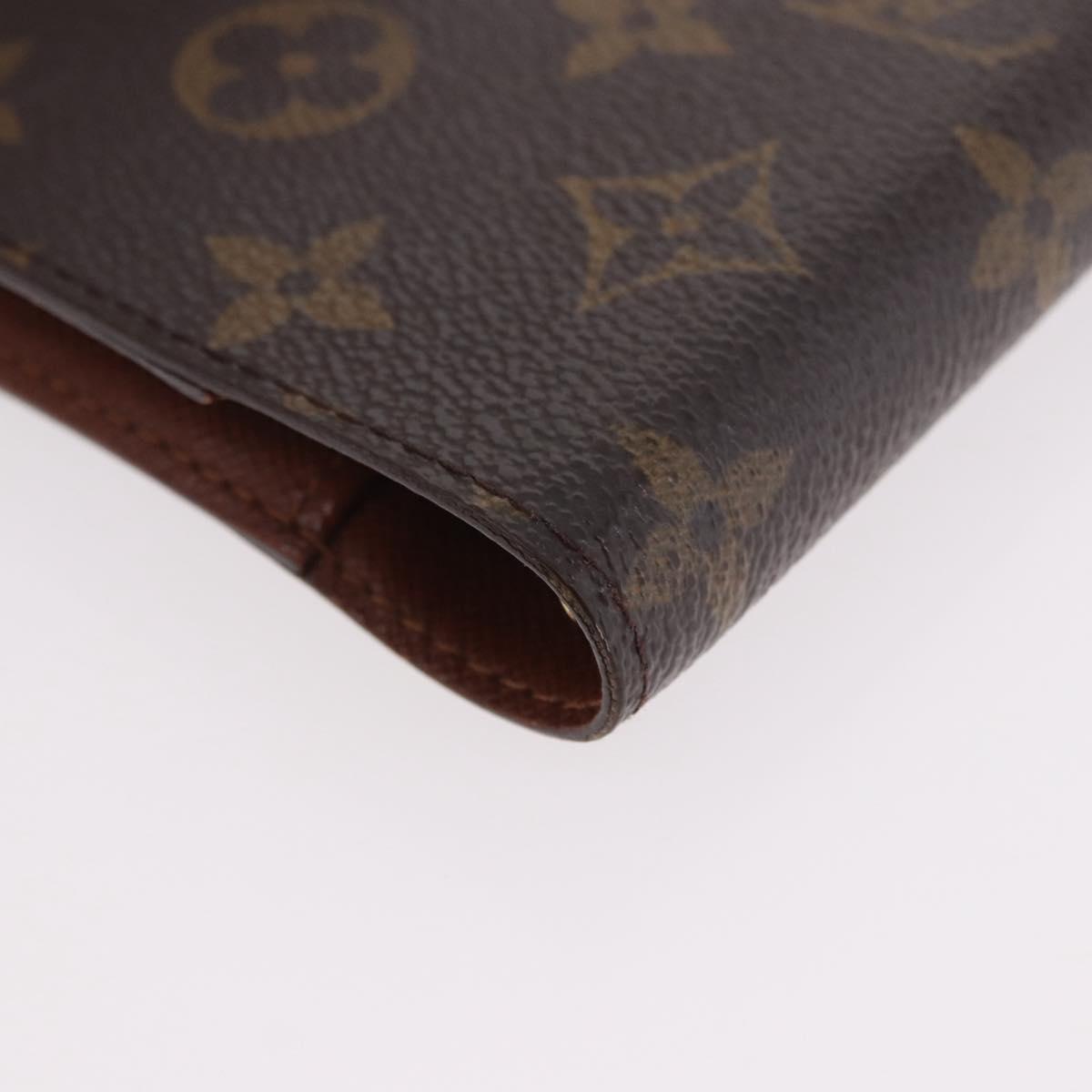 LOUIS VUITTON Monogram Agenda PM Day Planner Cover R20005 LV Auth BA13856