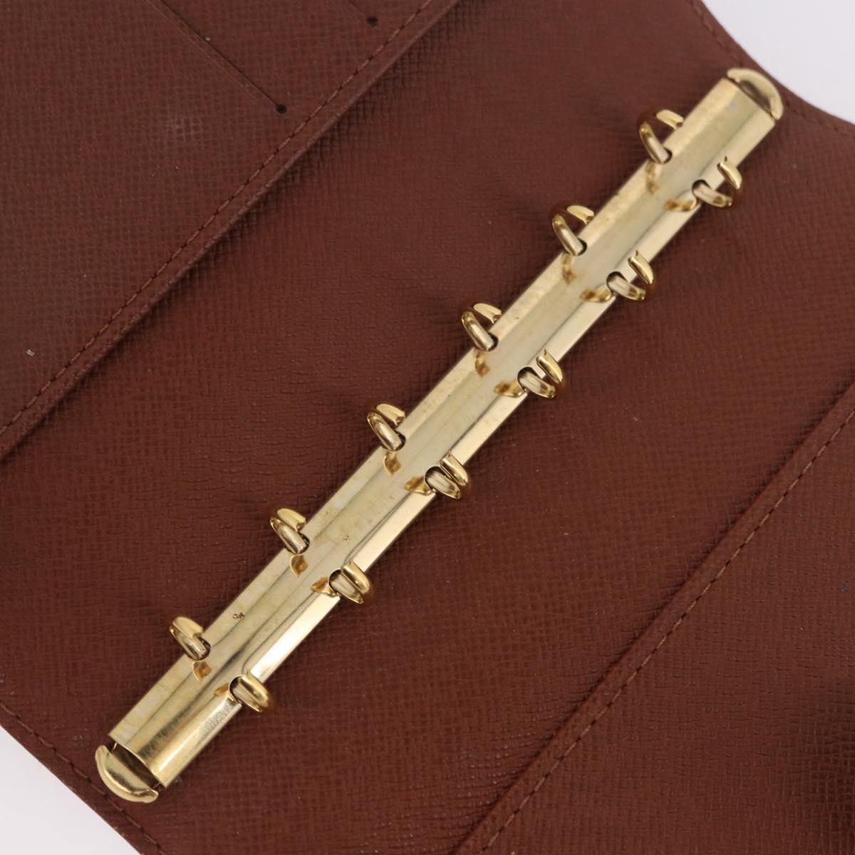 LOUIS VUITTON Monogram Agenda PM Day Planner Cover R20005 LV Auth BA13856